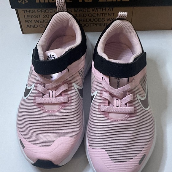 Nike Kids Pink and Black Sneakers - Picture 3 of 5
